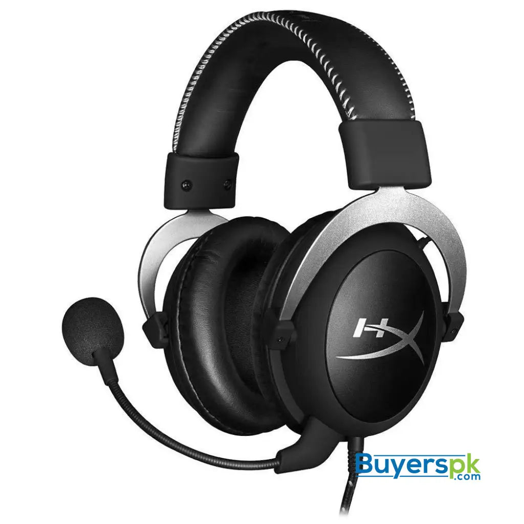 HyperX Cloud Pro Gaming Headset - Silver - with in-Line Audio Control for PS4 Xbox One and PC (HX-HSCL-SR/NA) - Headset HyperX Cloud Pro Gaming Headset - Silver - with in-Line Audio Control for PS4 Xbox One and PC (HX-HSCL-SR/NA) - Headset
